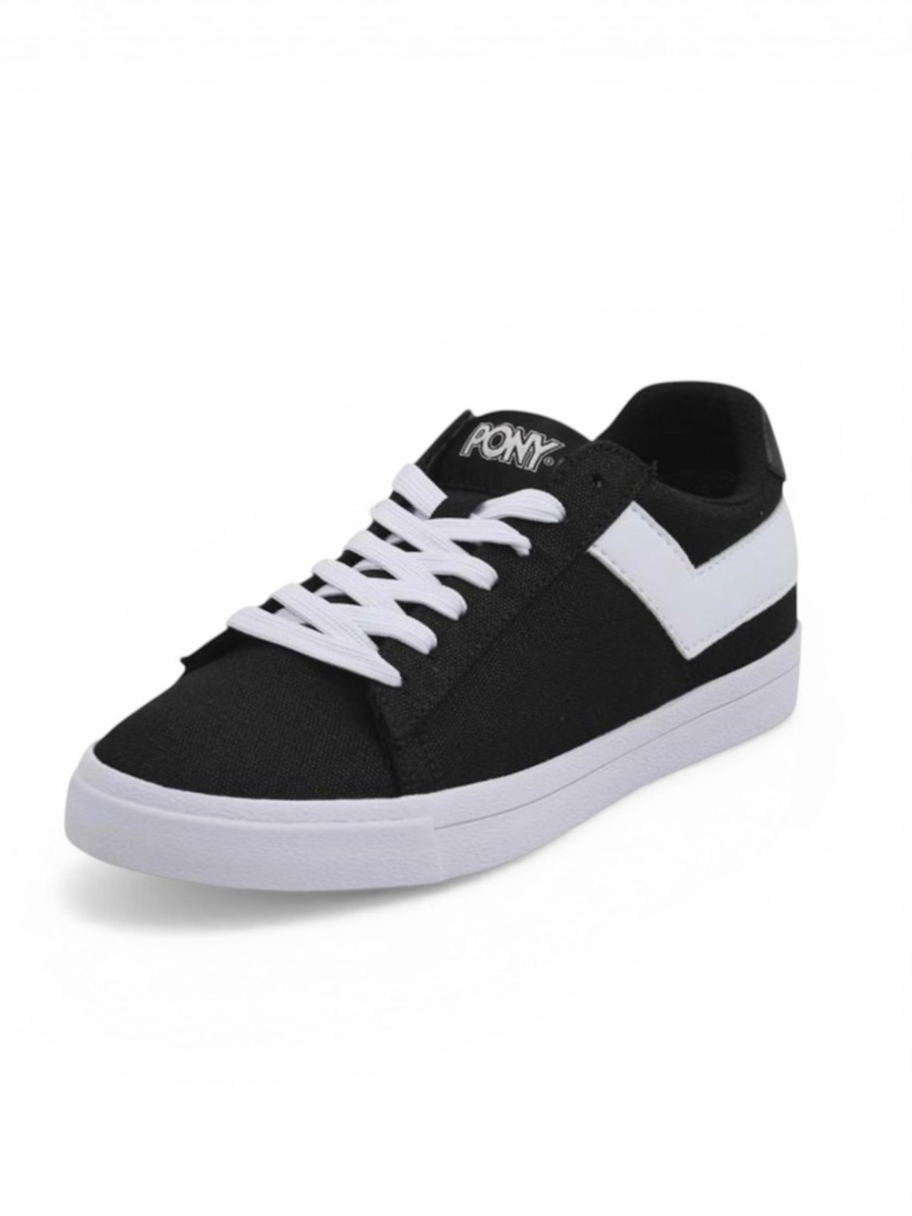 Pony Top Star Lo Core Canvas Sneaker in Black Women’s Size 6 1/2